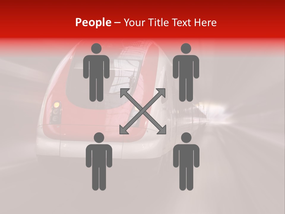 Business Vehicle Train PowerPoint Template