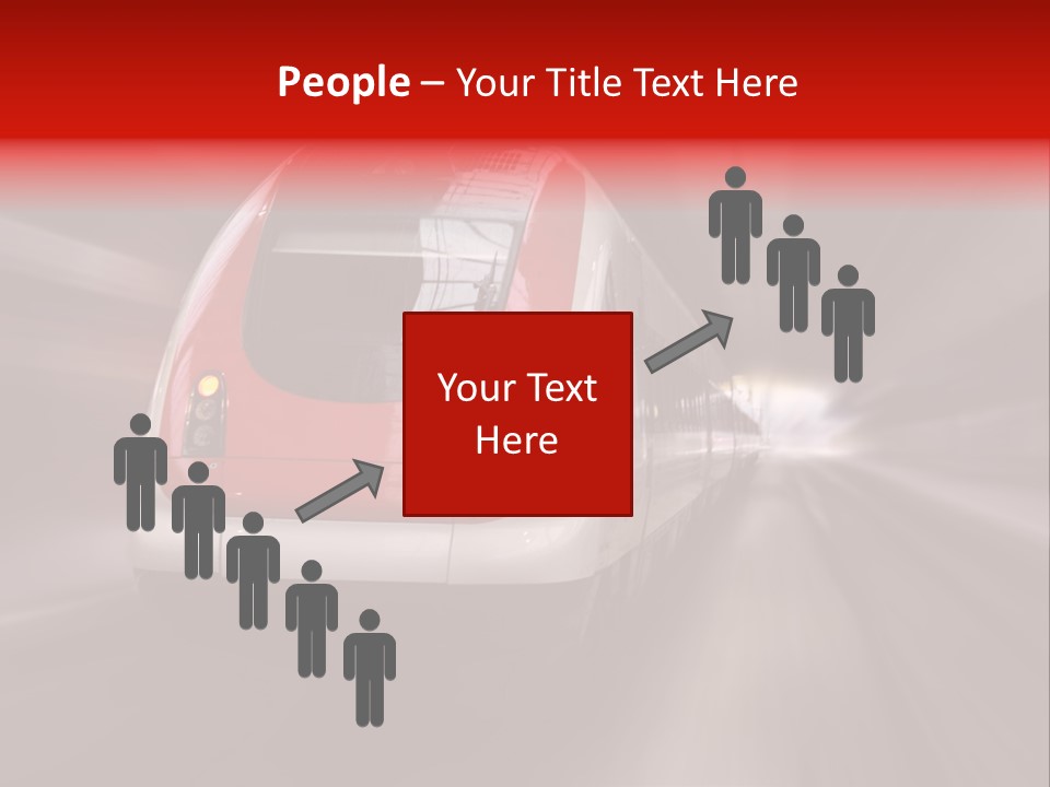 Business Vehicle Train PowerPoint Template
