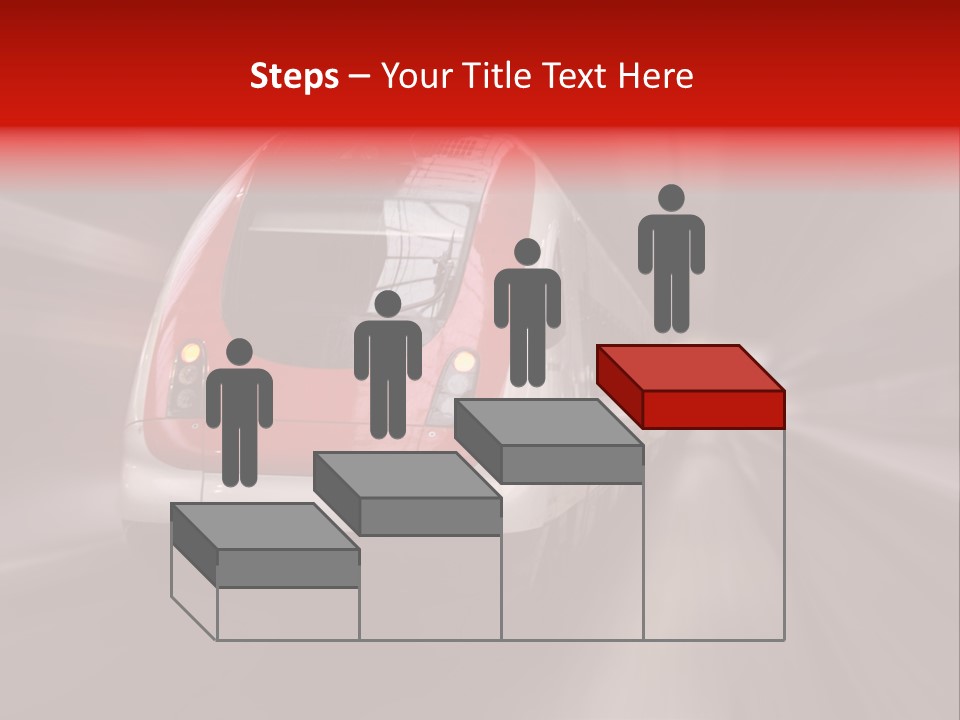 Business Vehicle Train PowerPoint Template