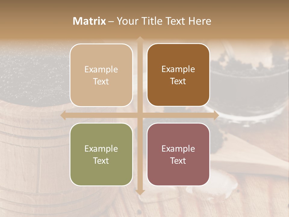 Ice Glass Close Up PowerPoint Template