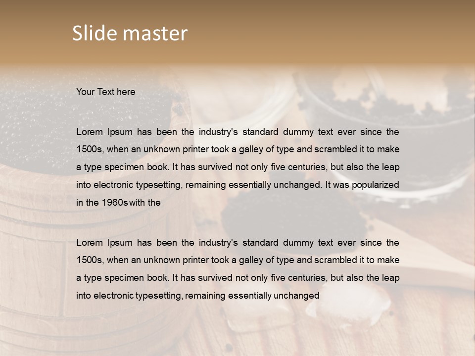 Ice Glass Close Up PowerPoint Template