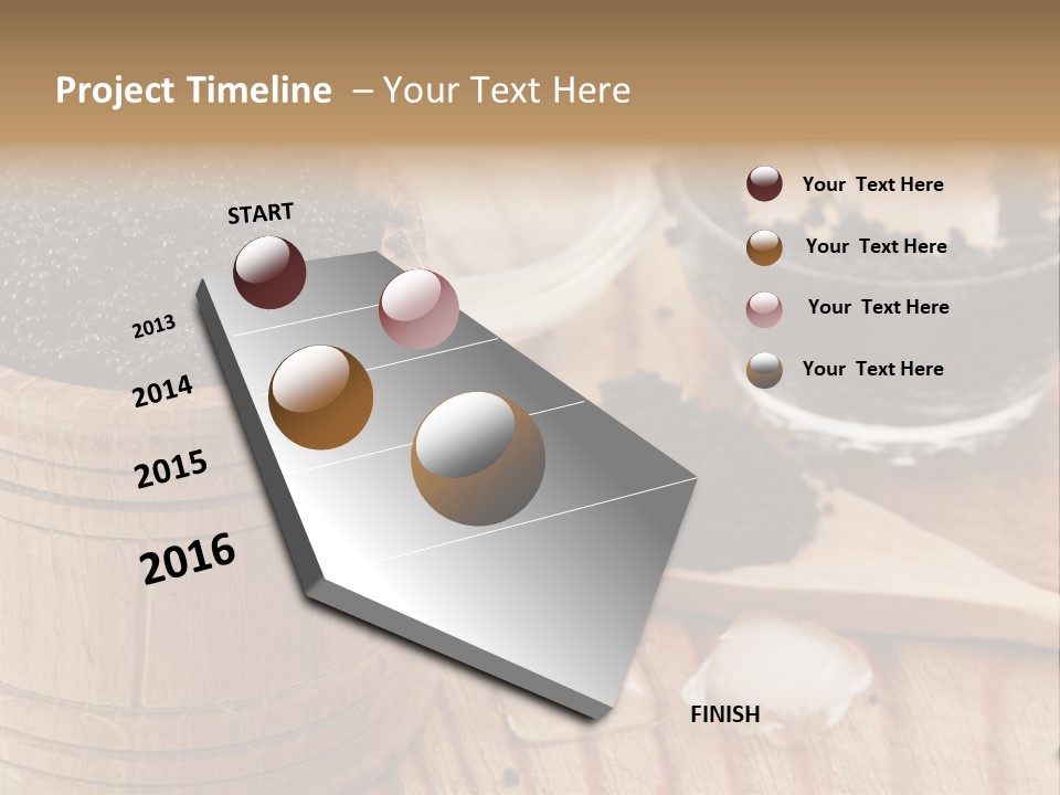 Ice Glass Close Up PowerPoint Template