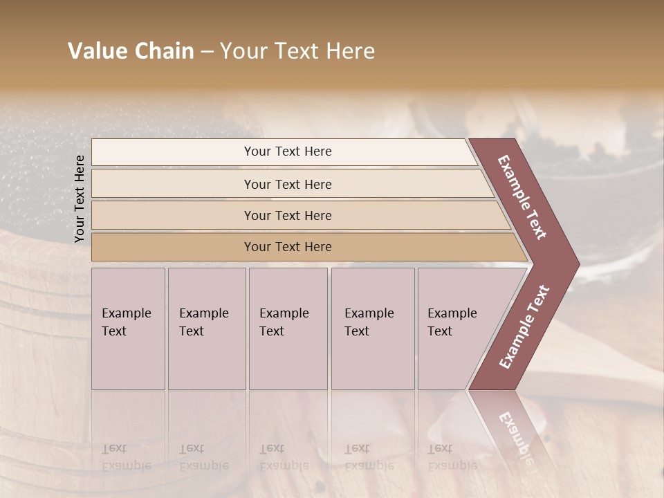 Ice Glass Close Up PowerPoint Template