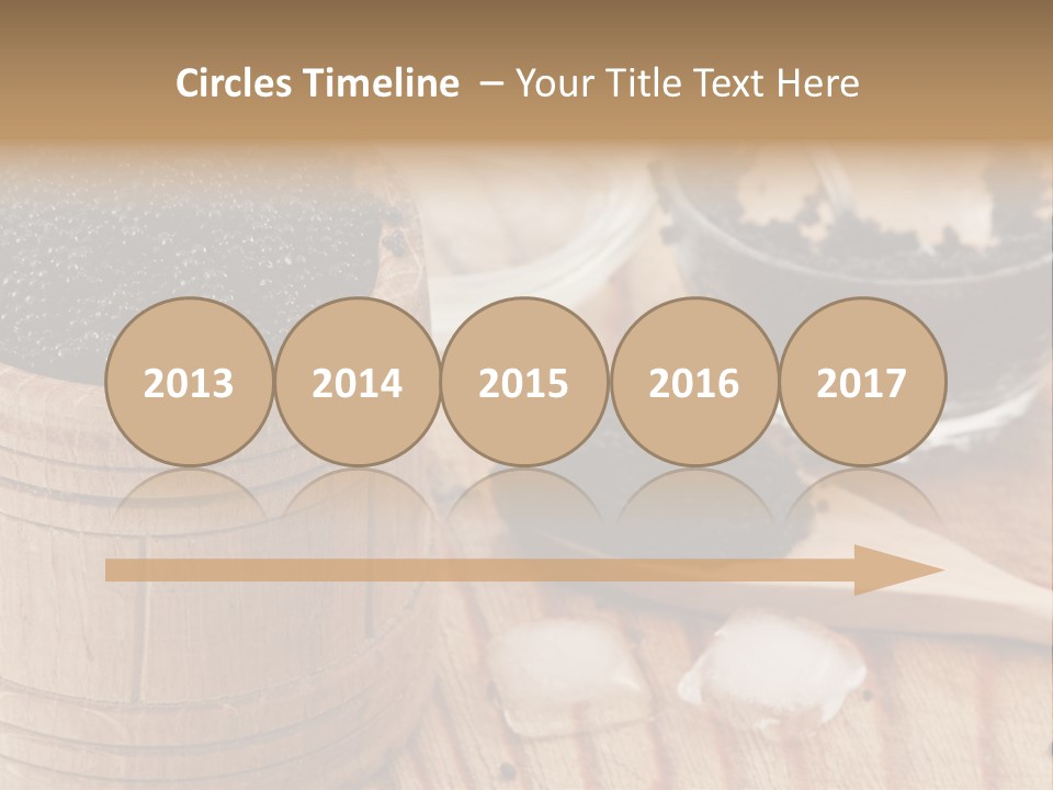 Ice Glass Close Up PowerPoint Template