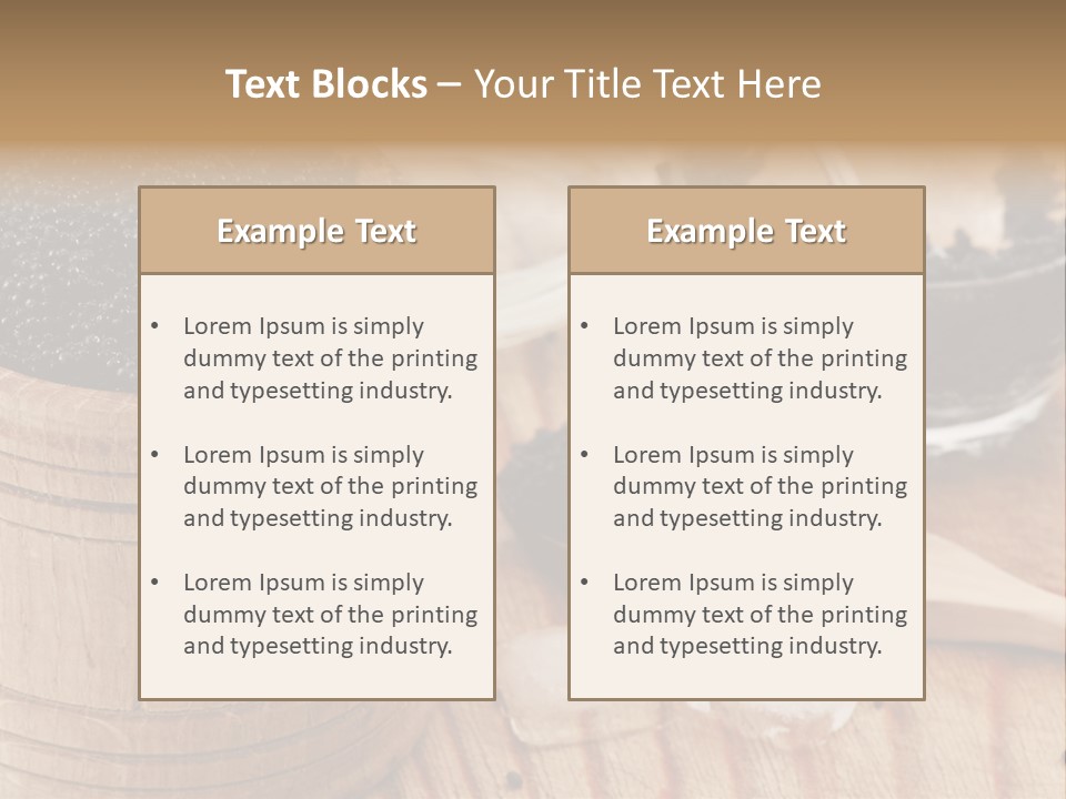 Ice Glass Close Up PowerPoint Template