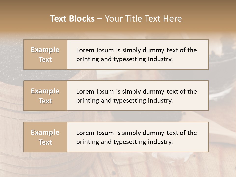 Ice Glass Close Up PowerPoint Template