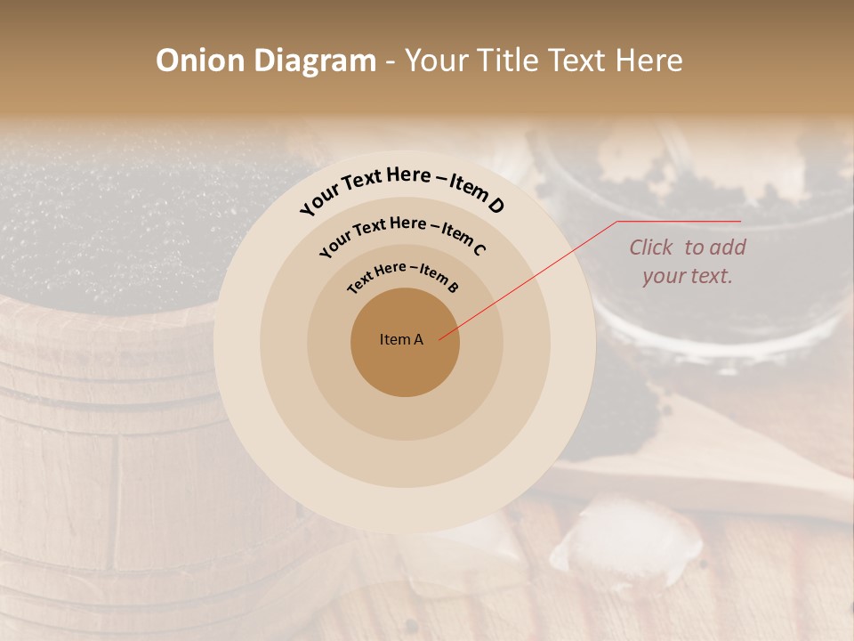 Ice Glass Close Up PowerPoint Template