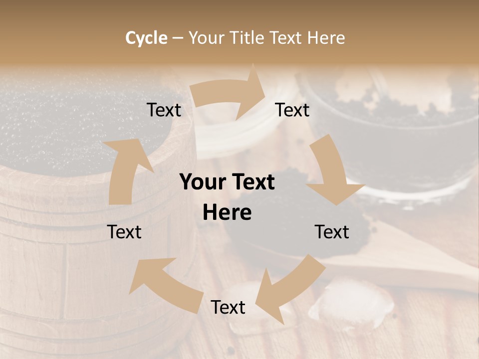 Ice Glass Close Up PowerPoint Template