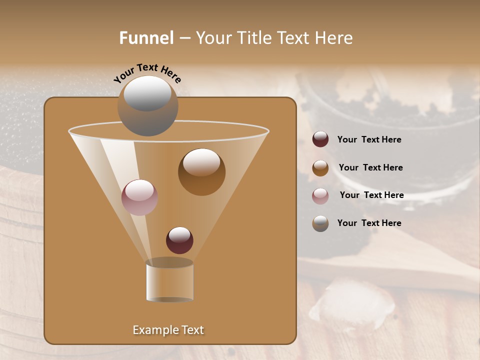Ice Glass Close Up PowerPoint Template