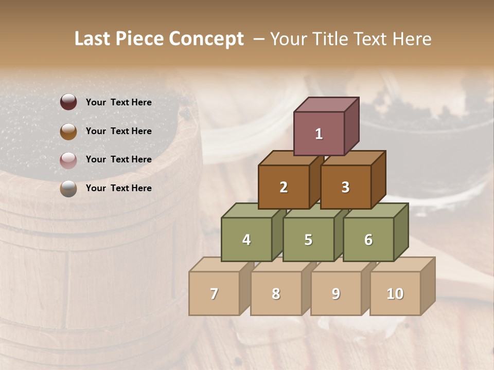 Ice Glass Close Up PowerPoint Template