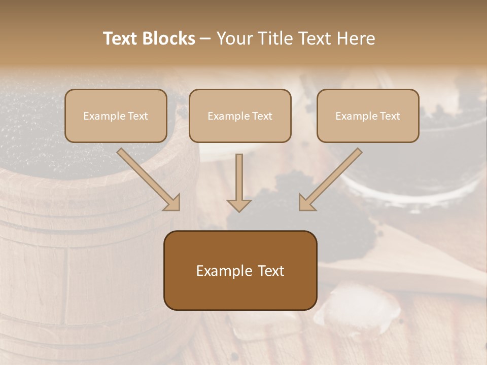 Ice Glass Close Up PowerPoint Template
