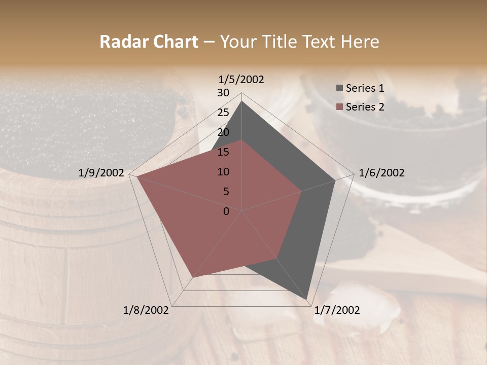 Ice Glass Close Up PowerPoint Template