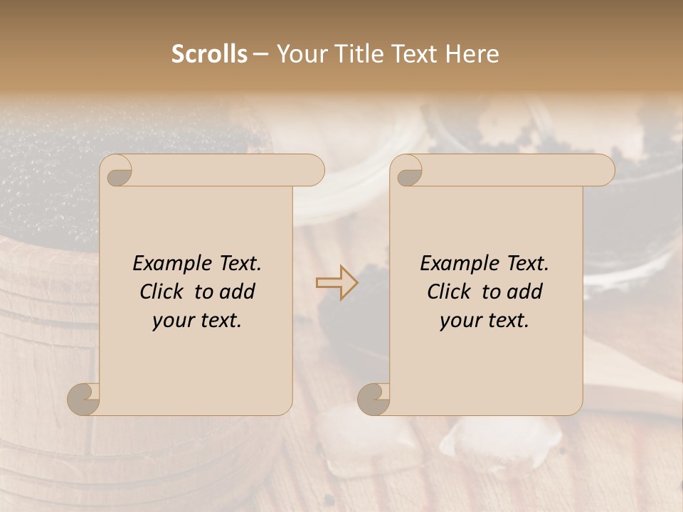 Ice Glass Close Up PowerPoint Template