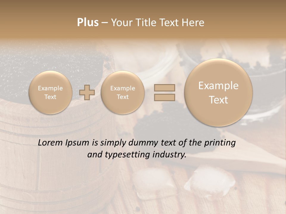 Ice Glass Close Up PowerPoint Template