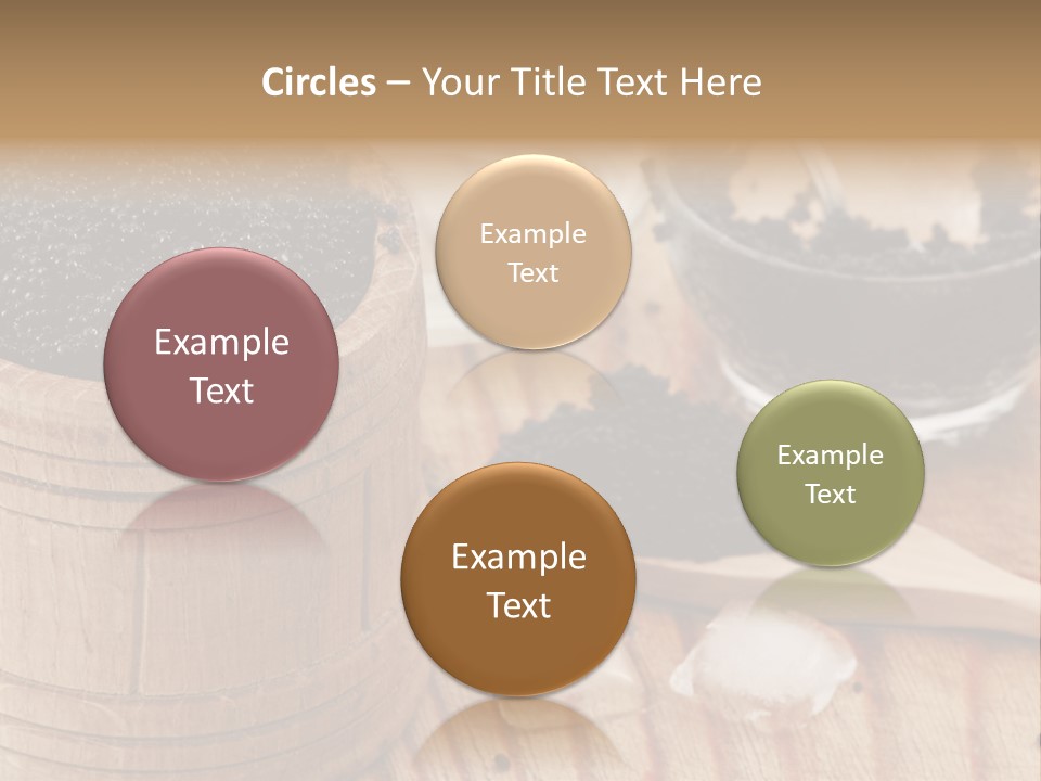 Ice Glass Close Up PowerPoint Template