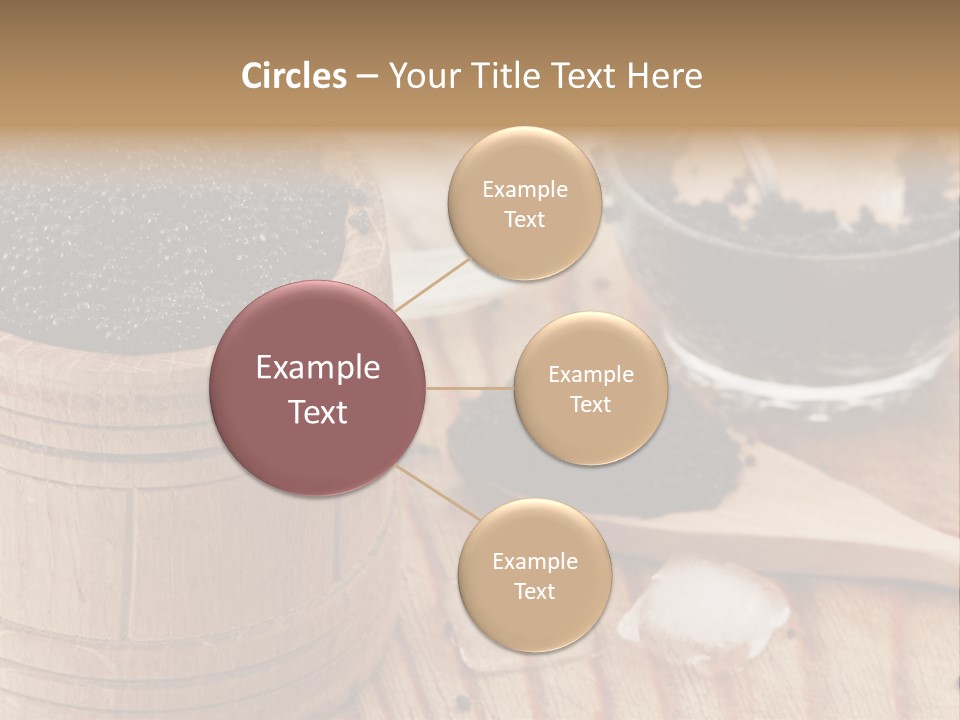 Ice Glass Close Up PowerPoint Template