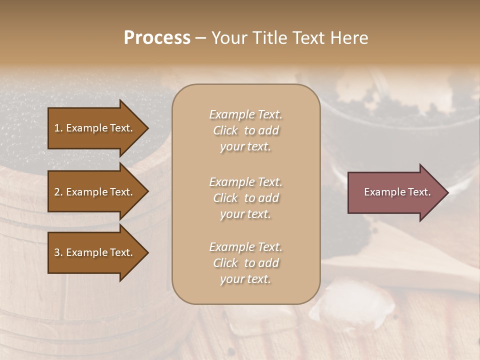 Ice Glass Close Up PowerPoint Template
