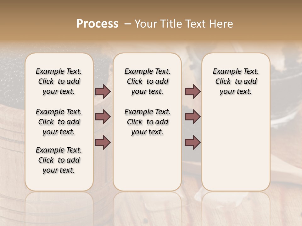 Ice Glass Close Up PowerPoint Template