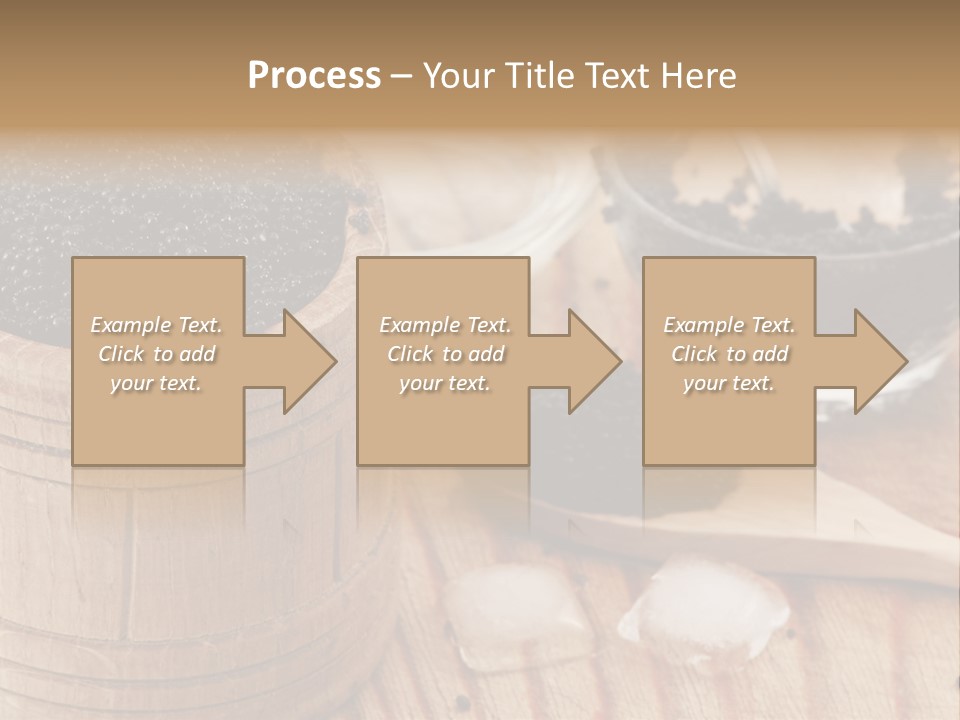 Ice Glass Close Up PowerPoint Template