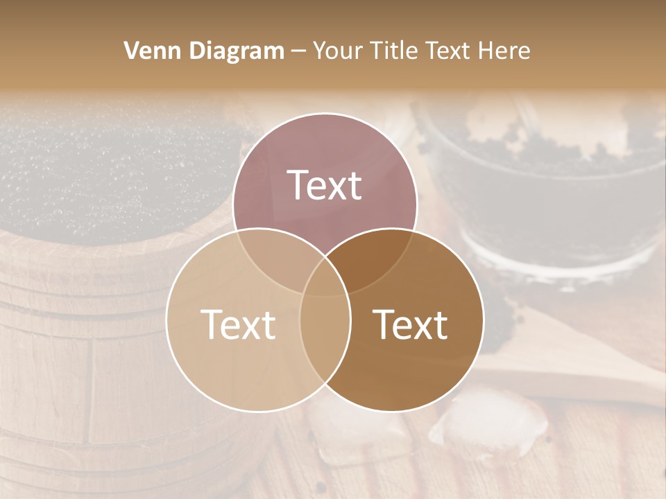 Ice Glass Close Up PowerPoint Template