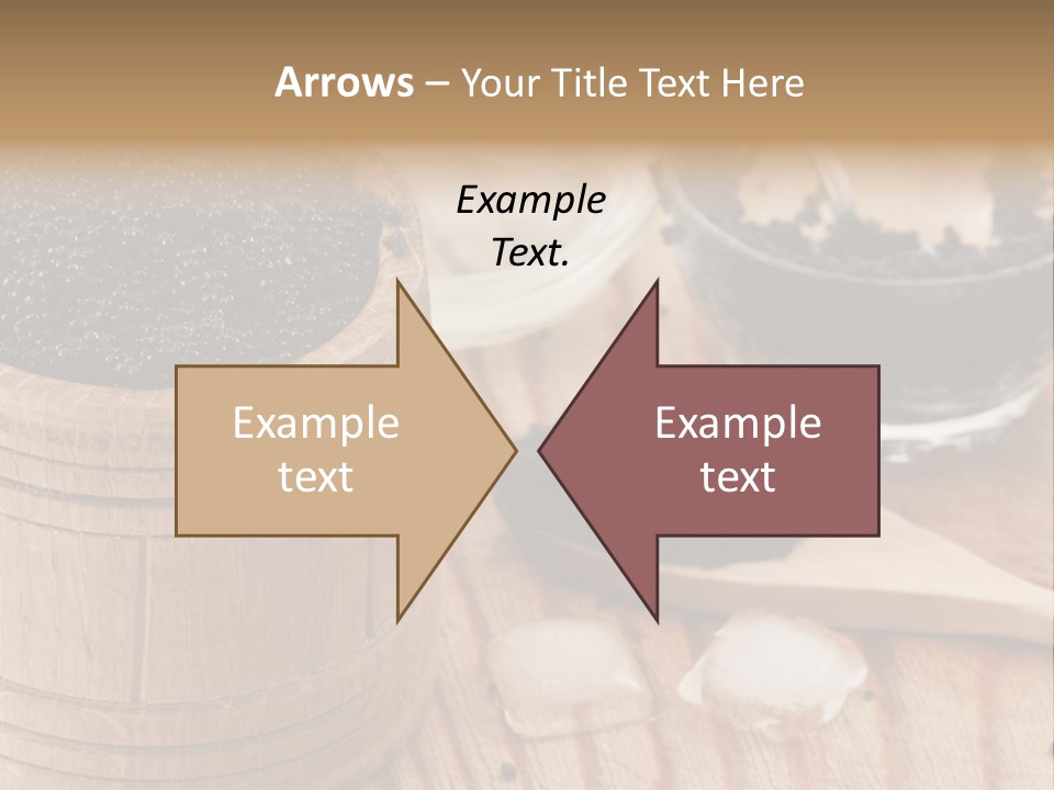 Ice Glass Close Up PowerPoint Template