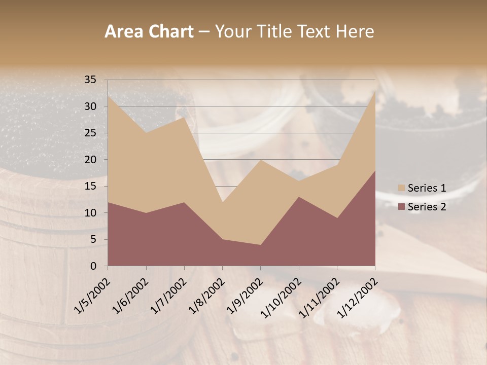 Ice Glass Close Up PowerPoint Template