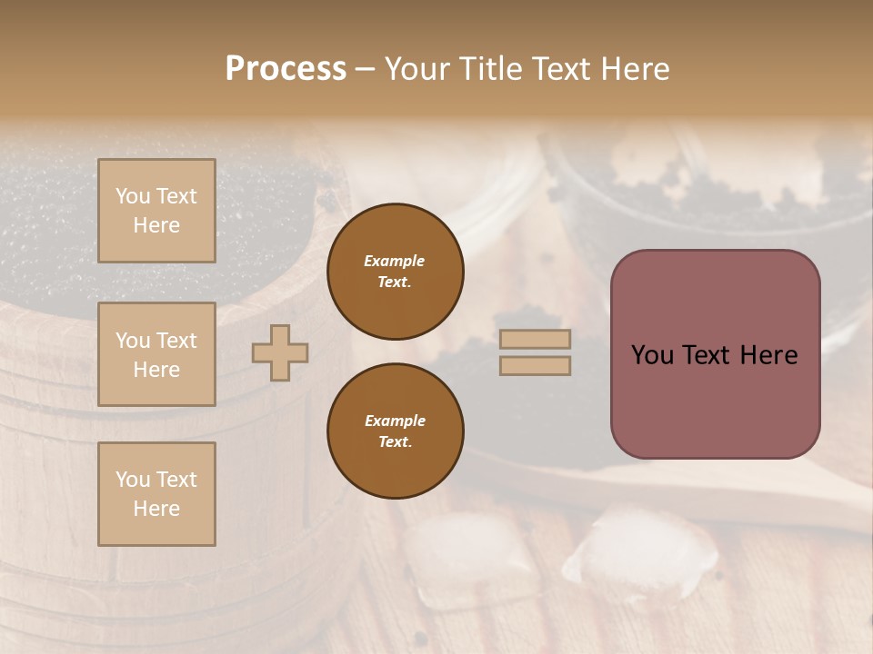 Ice Glass Close Up PowerPoint Template