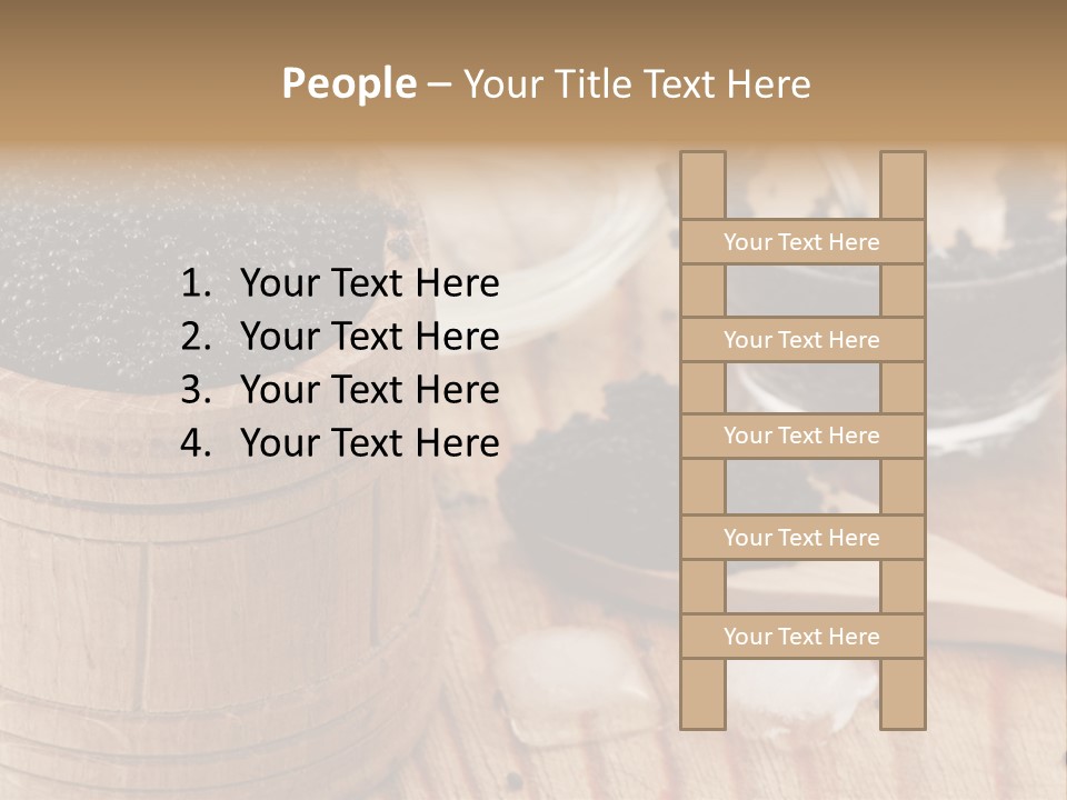 Ice Glass Close Up PowerPoint Template