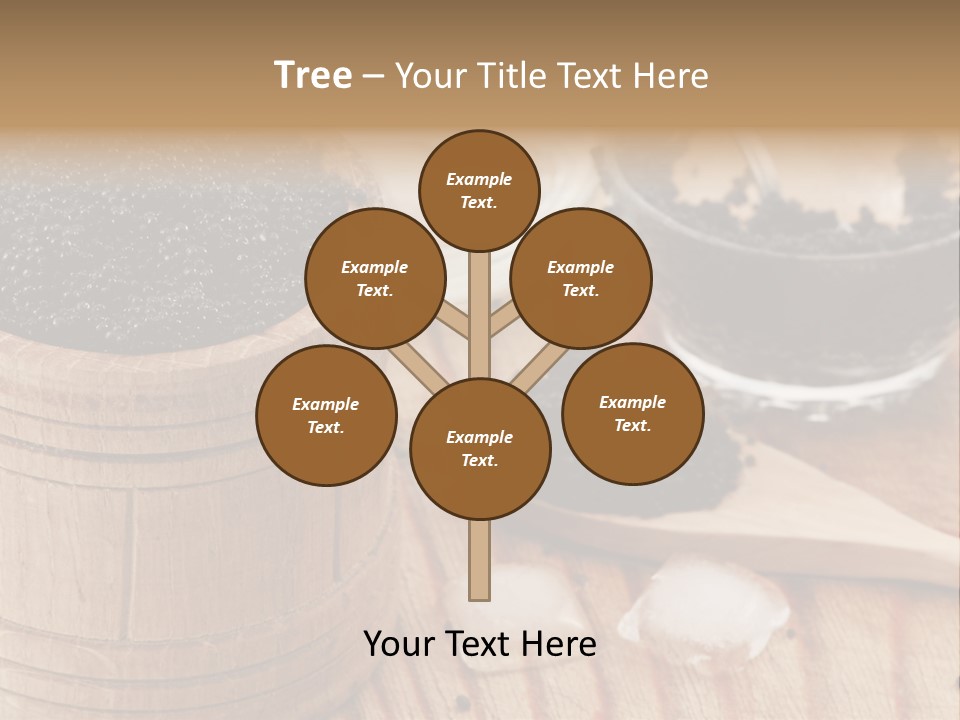 Ice Glass Close Up PowerPoint Template