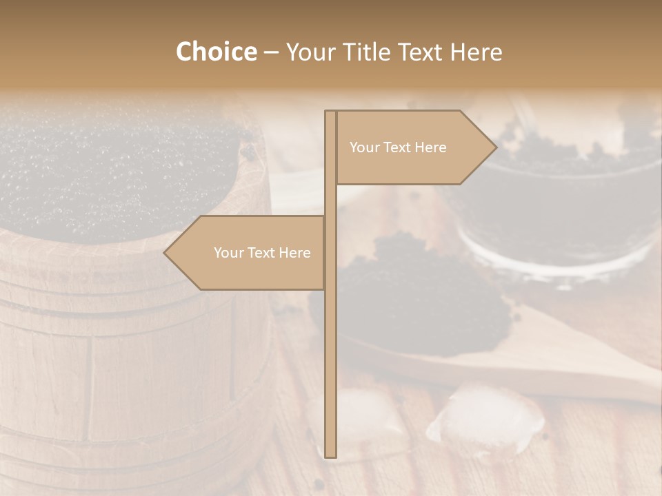 Ice Glass Close Up PowerPoint Template