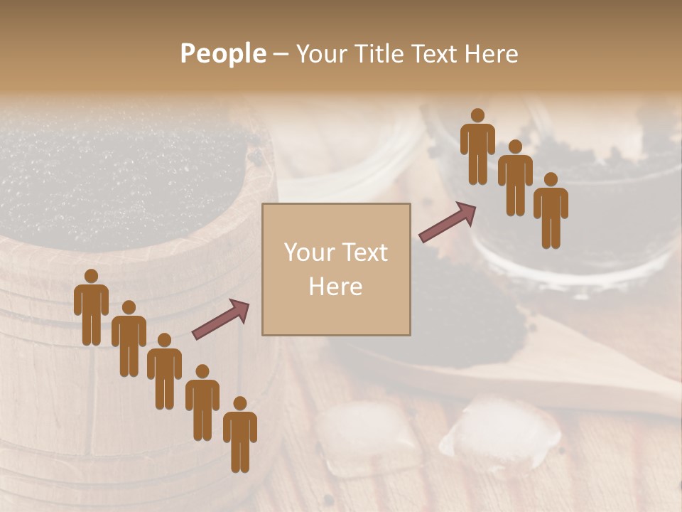 Ice Glass Close Up PowerPoint Template