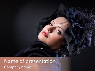 Eye  Make Up PowerPoint Template