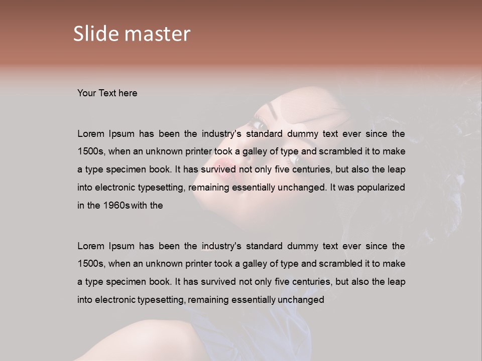 Eye  Make Up PowerPoint Template