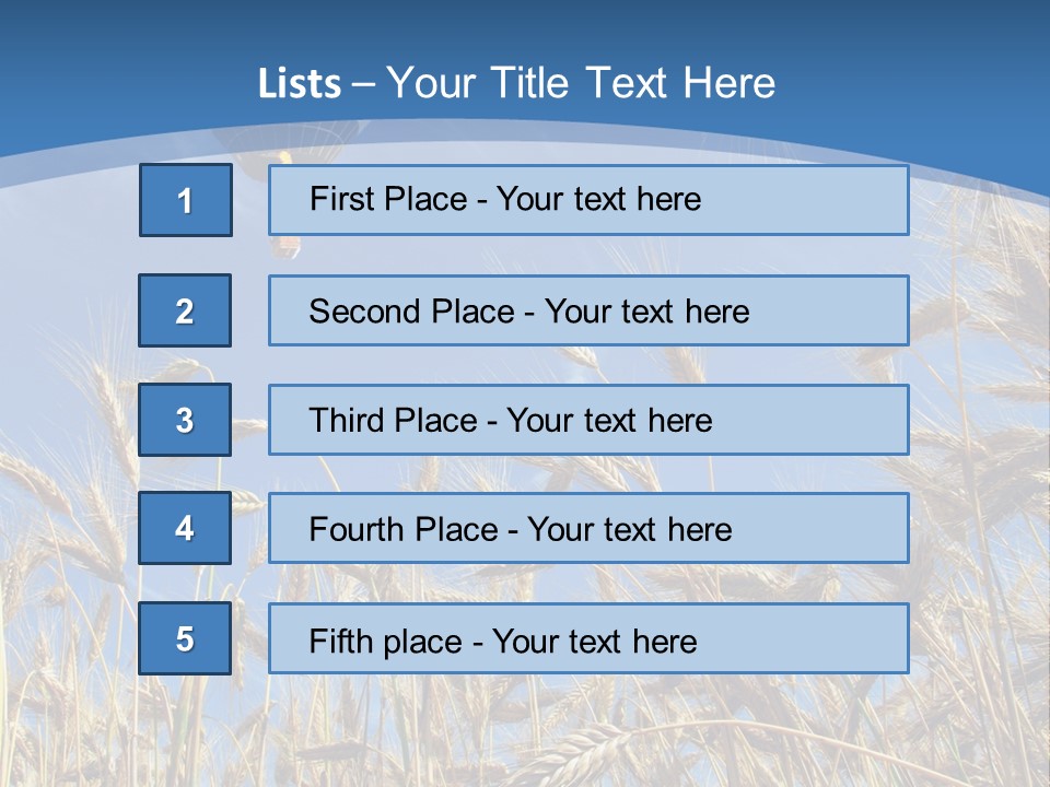 Float Destination Countryside PowerPoint Template