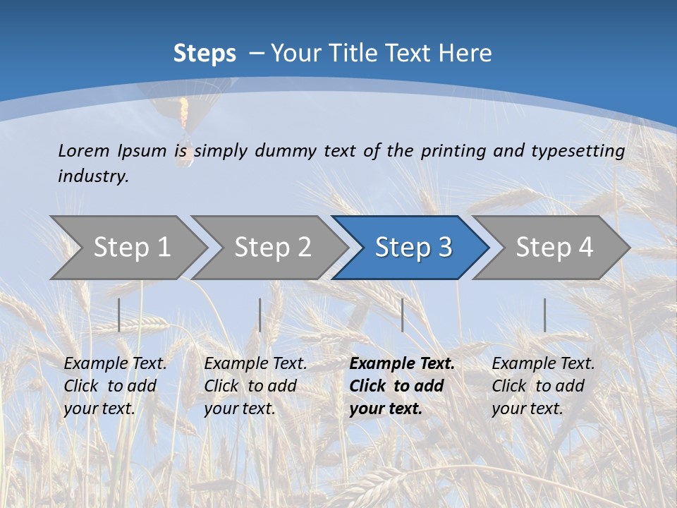 Float Destination Countryside PowerPoint Template