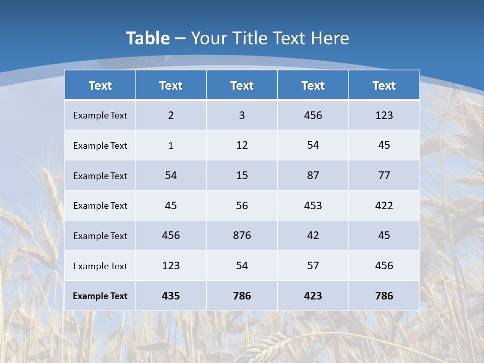 Float Destination Countryside PowerPoint Template
