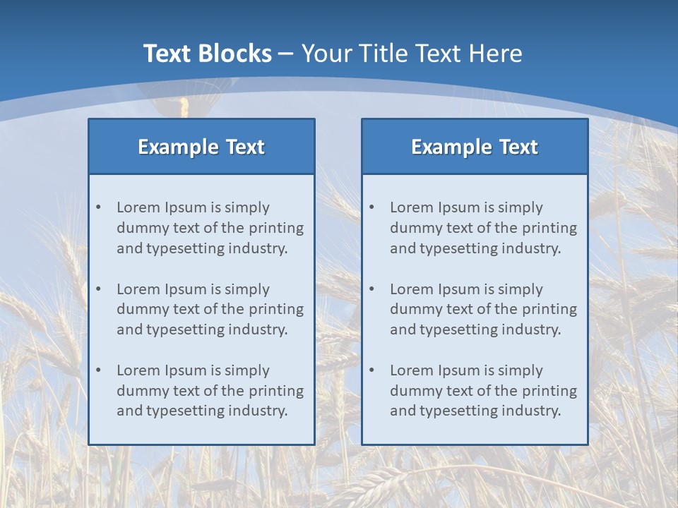 Float Destination Countryside PowerPoint Template