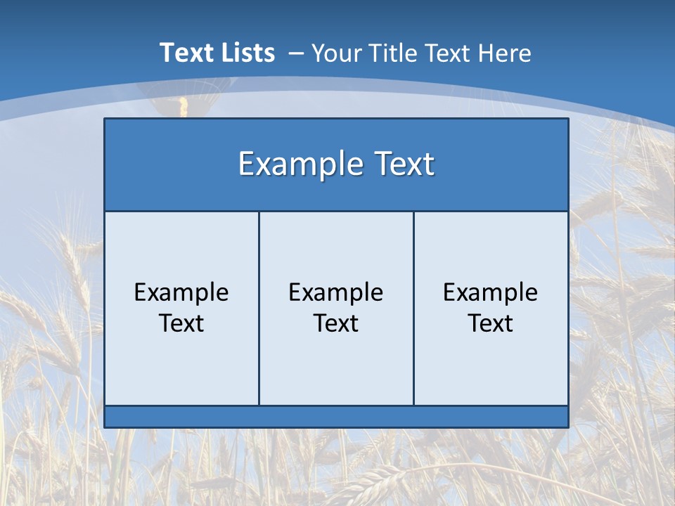 Float Destination Countryside PowerPoint Template