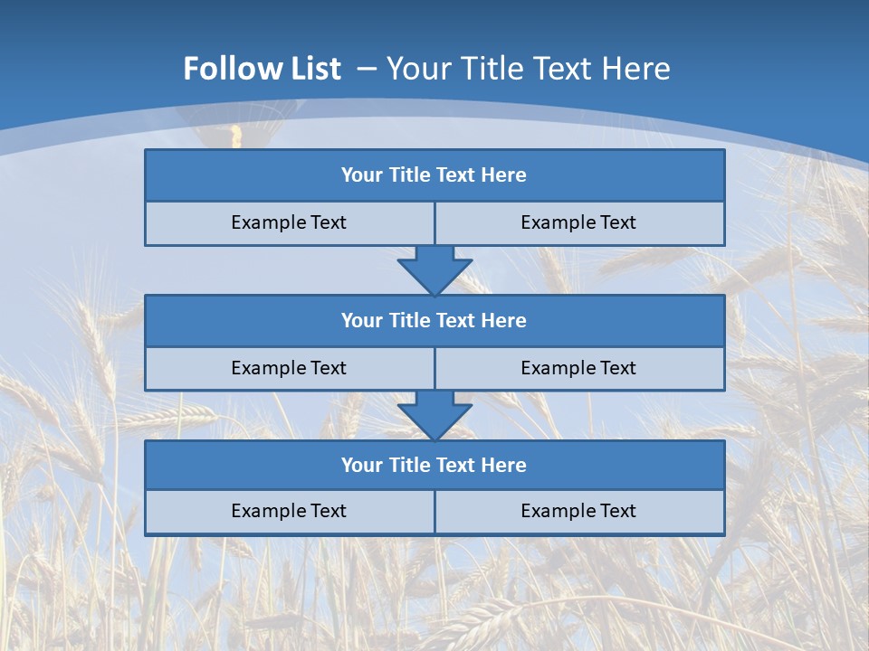 Float Destination Countryside PowerPoint Template