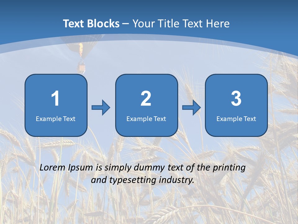 Float Destination Countryside PowerPoint Template