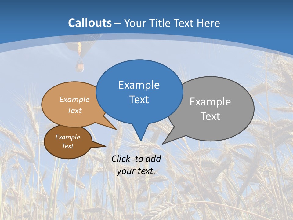 Float Destination Countryside PowerPoint Template