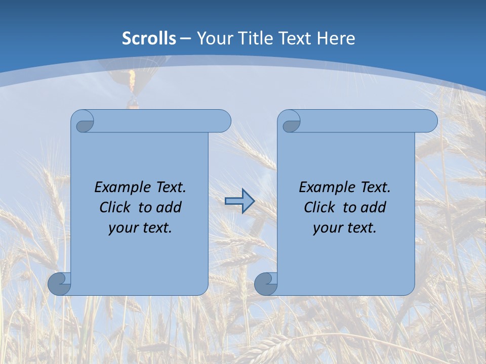 Float Destination Countryside PowerPoint Template