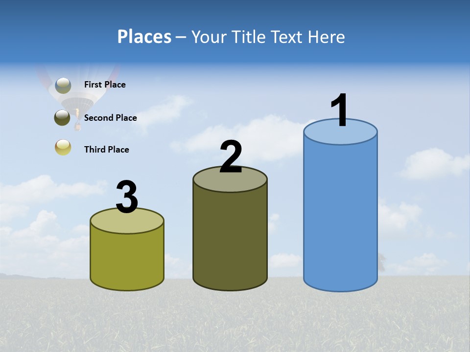 Time Corn Rise PowerPoint Template