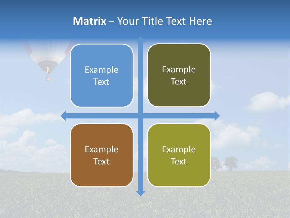 Time Corn Rise PowerPoint Template