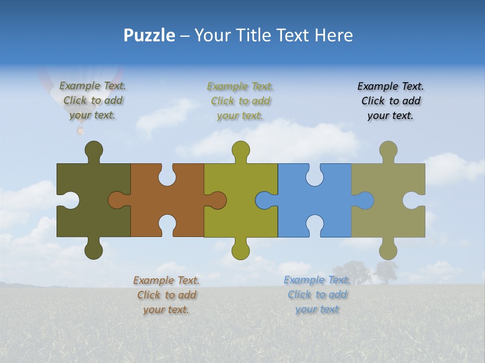 Time Corn Rise PowerPoint Template