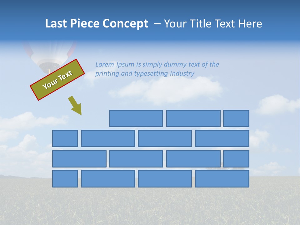 Time Corn Rise PowerPoint Template