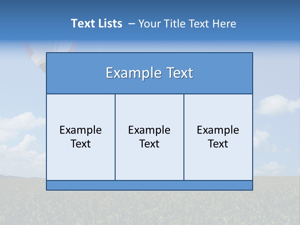Time Corn Rise PowerPoint Template