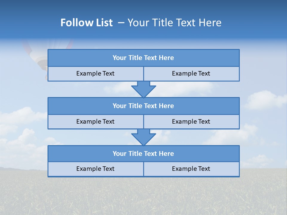 Time Corn Rise PowerPoint Template