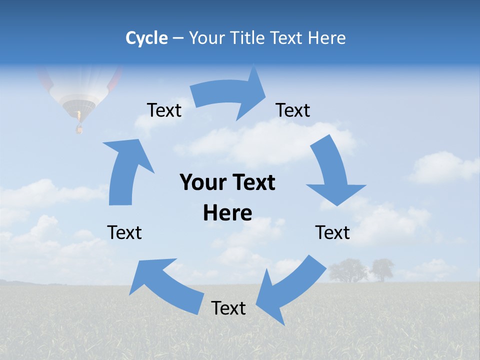 Time Corn Rise PowerPoint Template