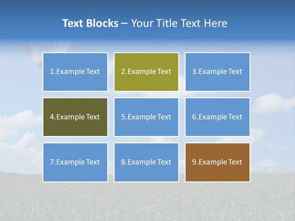 Time Corn Rise PowerPoint Template
